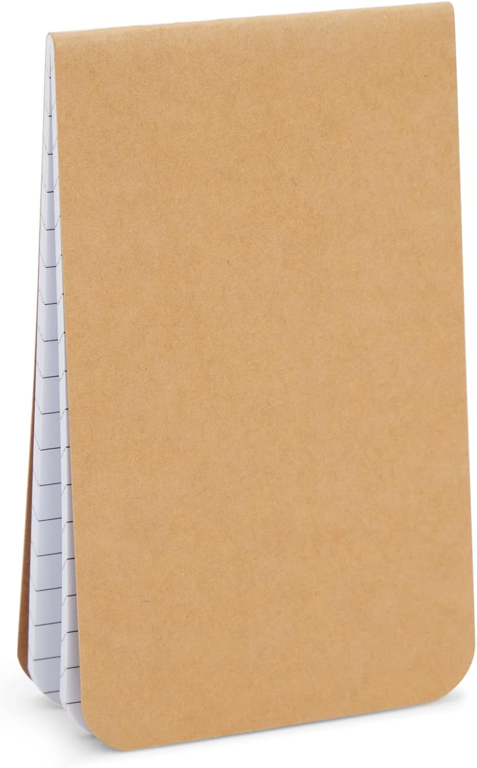 Paper Junkie Pocket Notebook - 12-Pack, 2.7 x 4.5 In, Brown Kraft Cover - Composition Book for School & Office - Travel Journal with Top-Sewn Flat-Lay Binding