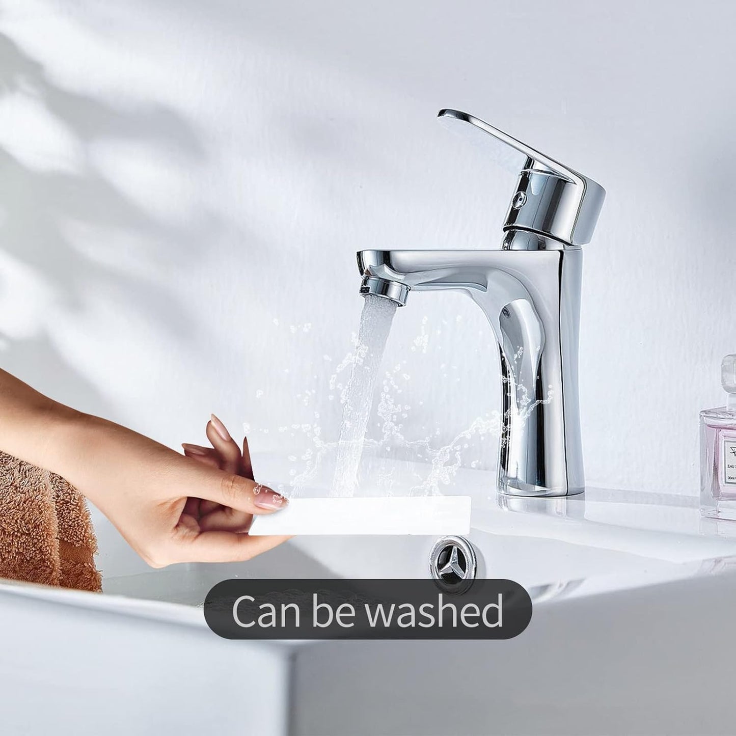 100-Pack Dry Erase Magnetic Labels - Waterproof, Eco-Friendly, Reusable Magnetic Name Tags for Classroom, Office, Cabinet, Whiteboard, Fridge & More (White, 1x3 Inches)…