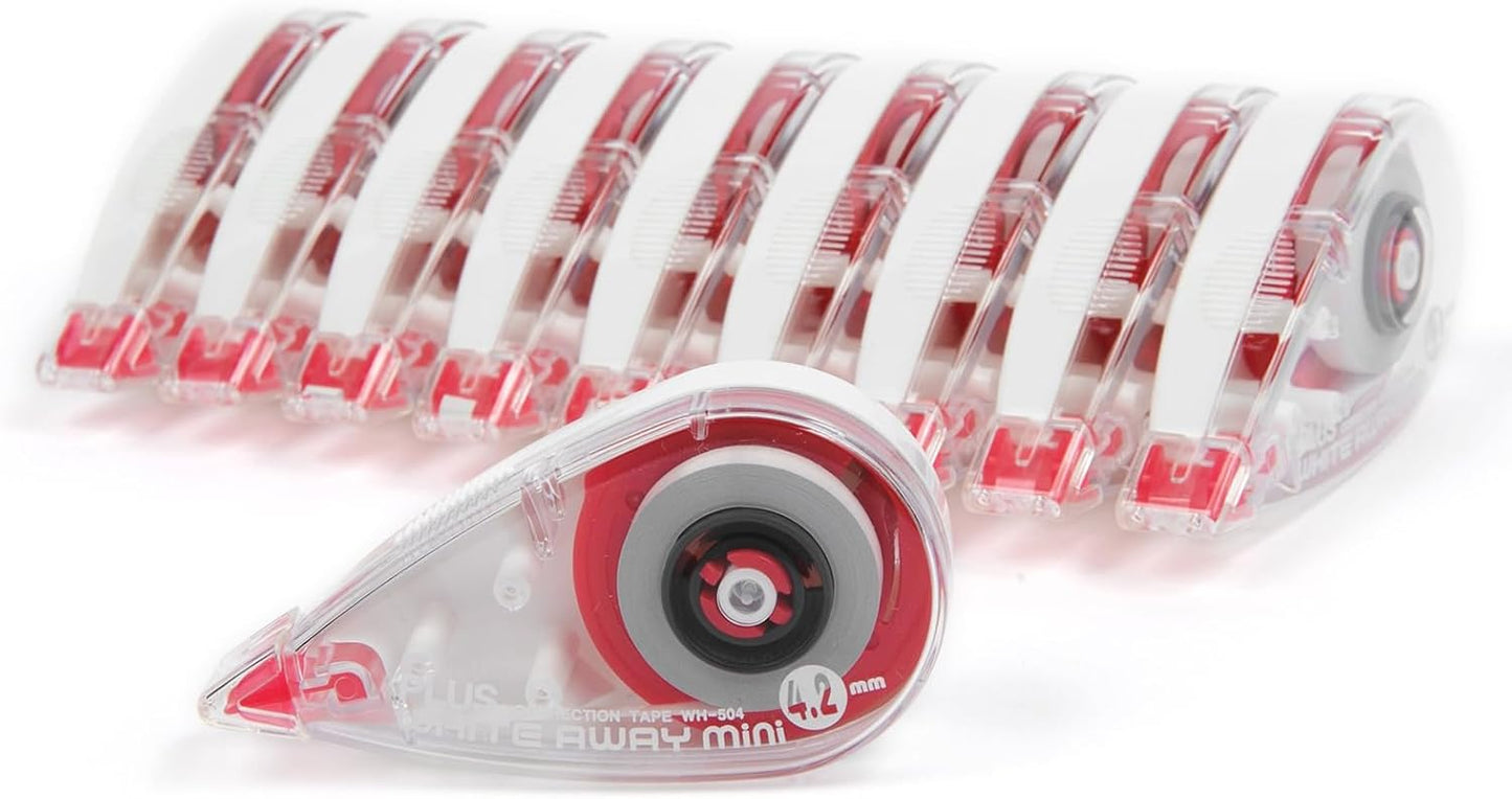 PLUS Precision Correction Tape 20-Pack – Smooth, Instant Coverage, No Drying Time – 5/32” Wide, 23 ft Long