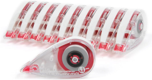 PLUS Precision Correction Tape 20-Pack – Smooth, Instant Coverage, No Drying Time – 5/32” Wide, 23 ft Long