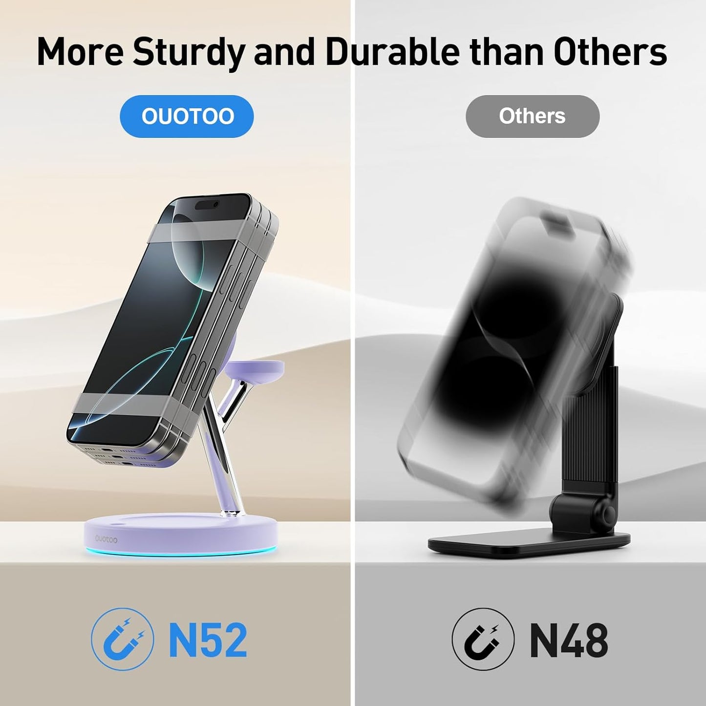 2025 3 in 1 Charging Station Compatible with Magsafe Charger Wireless Charger Stand for iPhone16 15 14 13 12 Series Wireless Charging Station for AirPods Wireless Charging Stand for iWatch Series