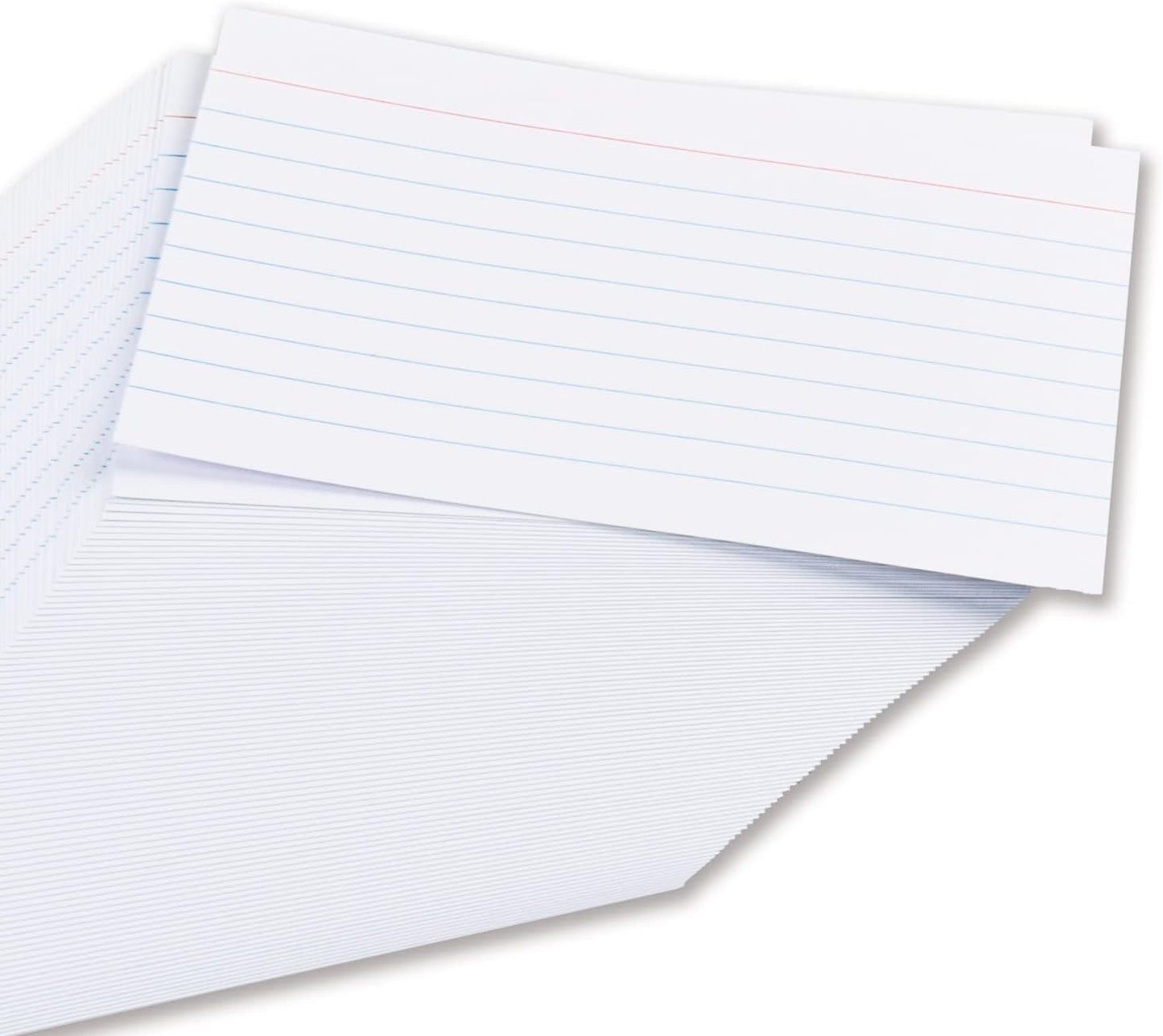 KAISA 4x6 Index Cards Flashcards 4"x6" Note Cards Ruled Index Card Lined Notecards, White 60 Sheet 4 Packs, KSU-07983