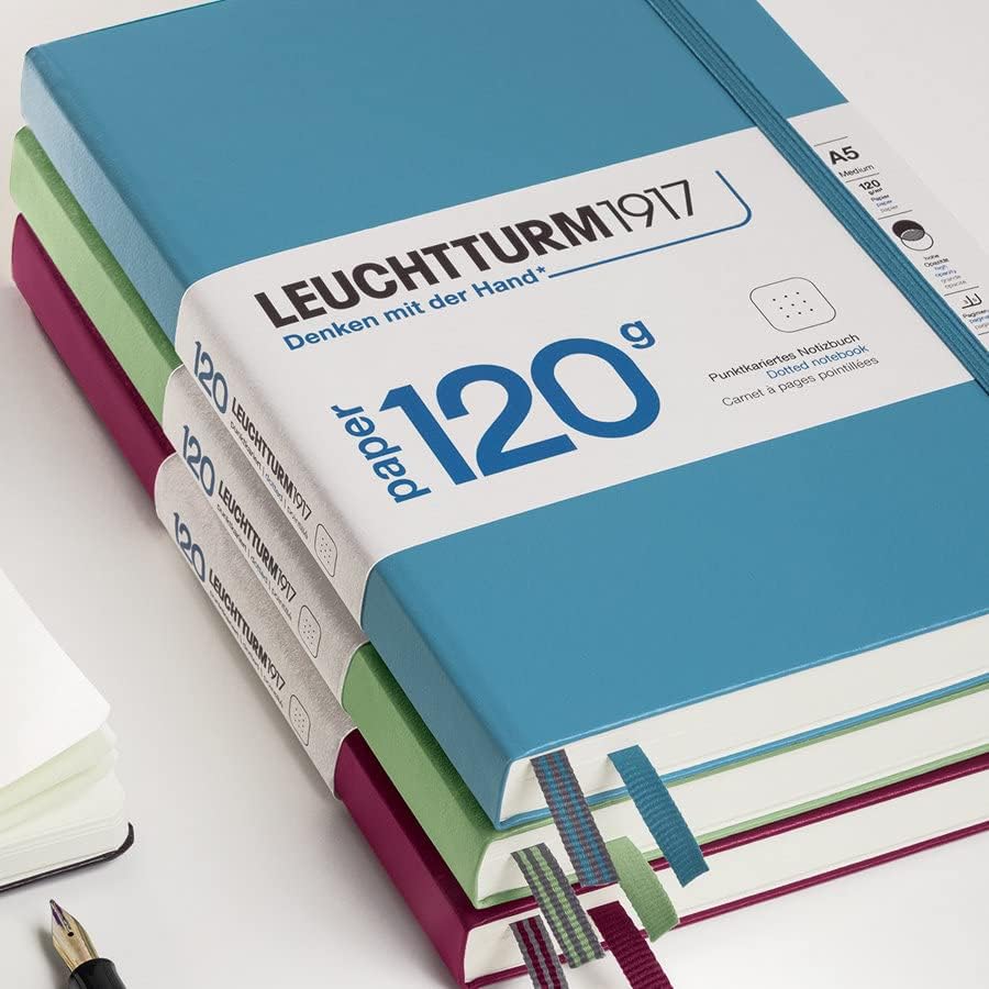 LEUCHTTURM1917 - 120G Special Edition - Medium A5 Ruled Hardcover Notebook (Rising Sun) - 203 Numbered Pages with 120gsm Paper