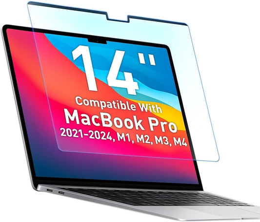 VINTEZ Magnetic Blue Light Screen Protector Compatible With MacBook Pro 14" 2021, 2022, 2023, 2024, M1, M2, M3, M4 Anti Blue Light Blocking Filter for Laptop
