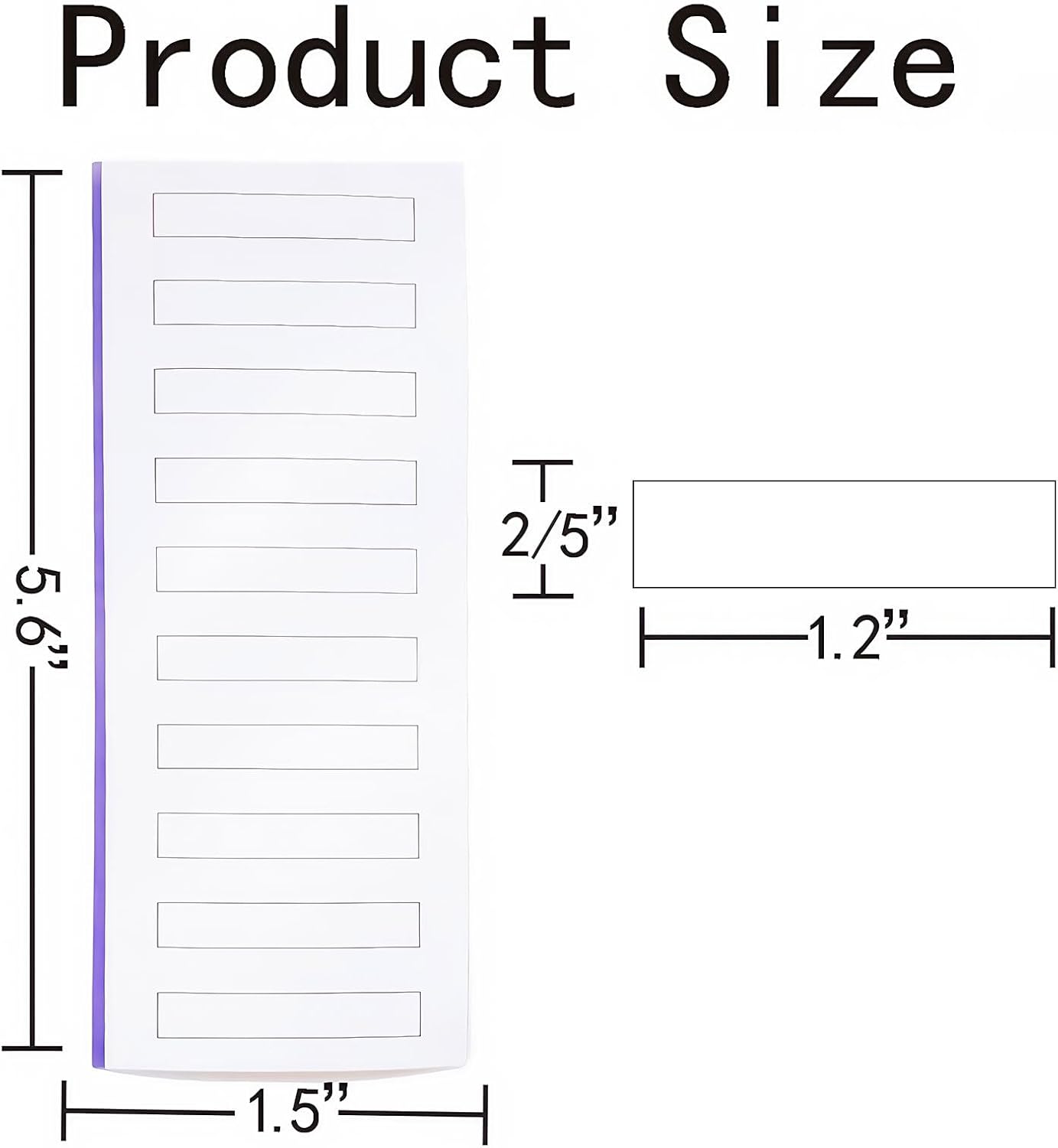 100Pcs Self-Adhesive Drawer Divider Labels – Clear Address Stickers for Organized Storage – Bamboo Silverware Drawer Divider Labels