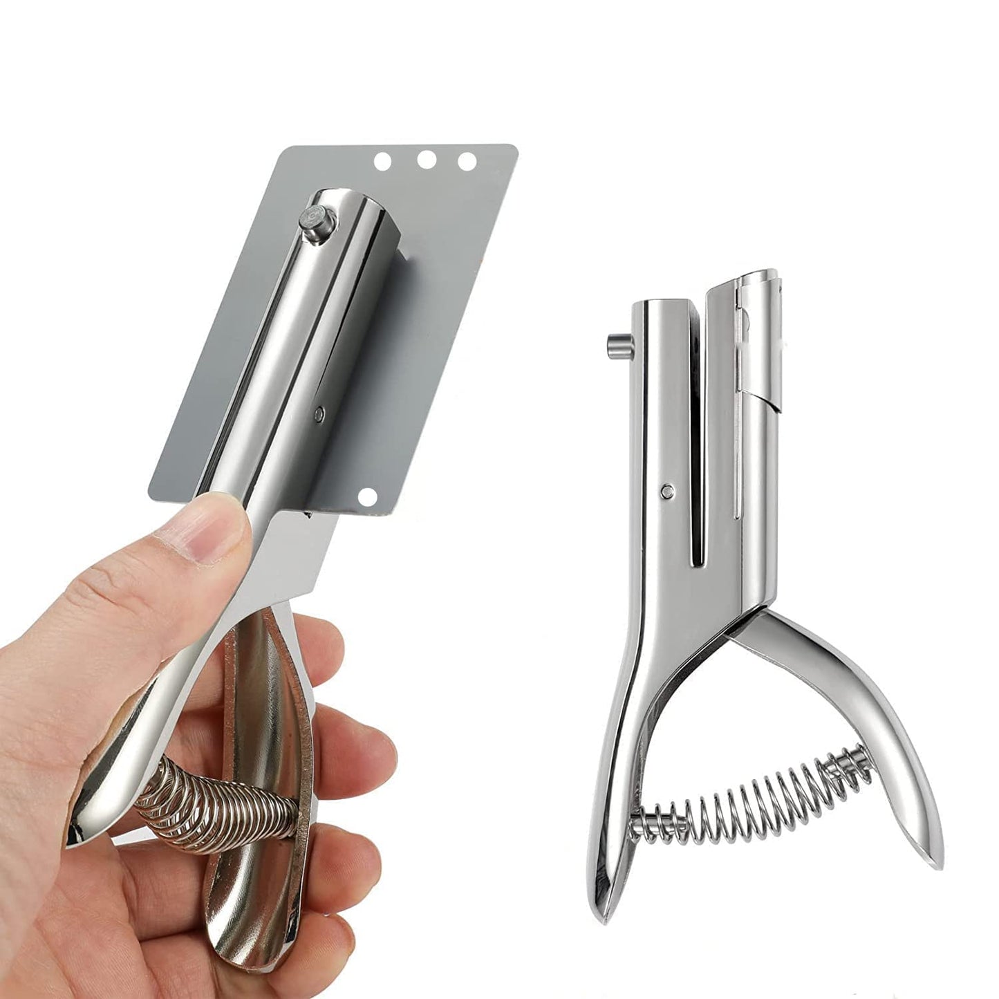 Heavy Duty Single Hole Punch - Portable Paper Cardboard Punch (3/10''-10MM)