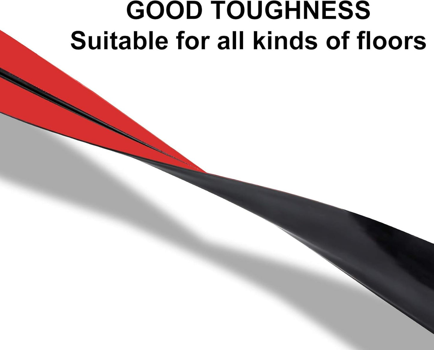 10Ft Floor Cord Cover Silicone Cable Protector Easy to Install Wire Organizer and Hider Ideal Extension Cord Cover for Home, Office, Garage (Black-10Ft)