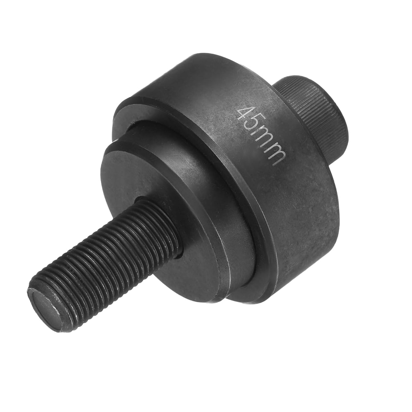 HARFINGTON Sheet Metal Punch Hole Punch 45mm Bearing Steel Precise Cutting Manual Knockout Punch Kit for Metal Steel Plate Sink Stainless Steel, Black