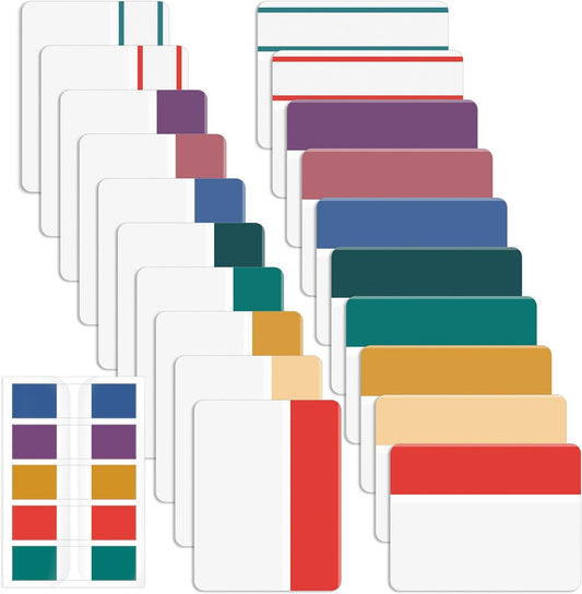 Mr. Pen- Sticky Index Tabs, 500 Pcs, 21 Sets, Colorful Sticky Tabs for Notebooks, Page Markers, Page Tabs for Binders, Page Tabs Sticky Tabs for Books, Notebook Tabs, Book Sticky Tabs for Notebooks