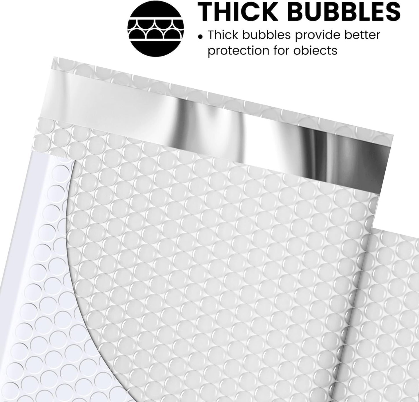 Fuxury Bubble Mailers 6x10“ 600 Pack White Padded Envelopes Usable Size 6x9" Thick Mailing Envelopes Bubble Padded, Shipping Bags for Mailing,Packaging, Small Business, Boutique, Bulk #0