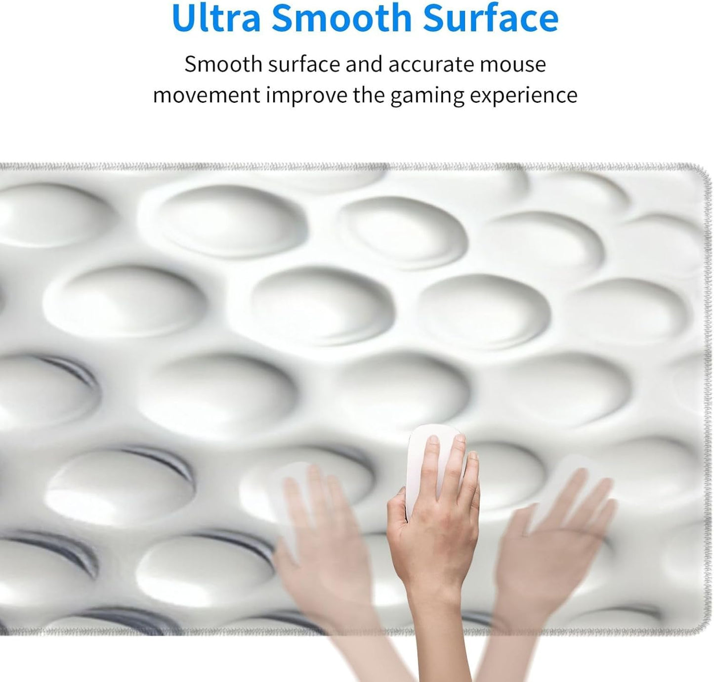 Golf Ball Mouse Pad, Golf Large Big Gaming Mouse Pad Desk Pad, Mousepad with Non-Slip Rubber Base, Extended XXL Mouse Mat for Computer Laptop Office Accessories