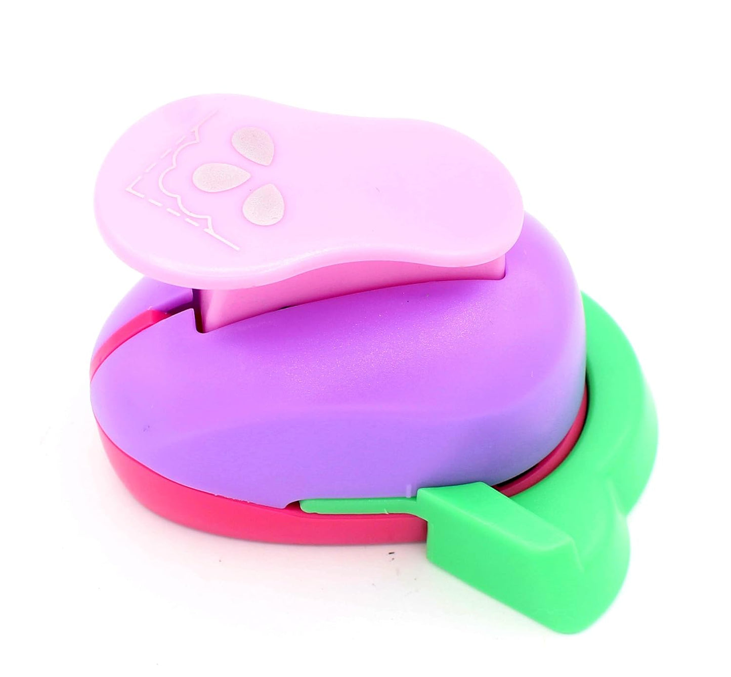 Hollow Right-Angle Embossing Punch - Handmade Scrapbooking Craft Lever Corner Puncher - Fancy Corner Embossing Tool (Raindrops)