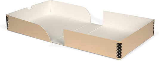 Gaylord Archival Tan Clamshell Preservation Box - 10 1/4W x 12 1/4L x 3" H