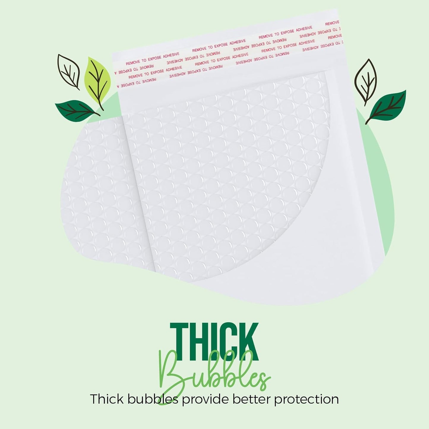 Fuxury White Kraft Bubble Mailer 6x10" 100 Pack Usable Size 6x9" Thick Padded Envelopes Self Seal Bubble Envelopes Waterproof Cushioned Padded Mailers for Small Business Shipping Invoices Cards