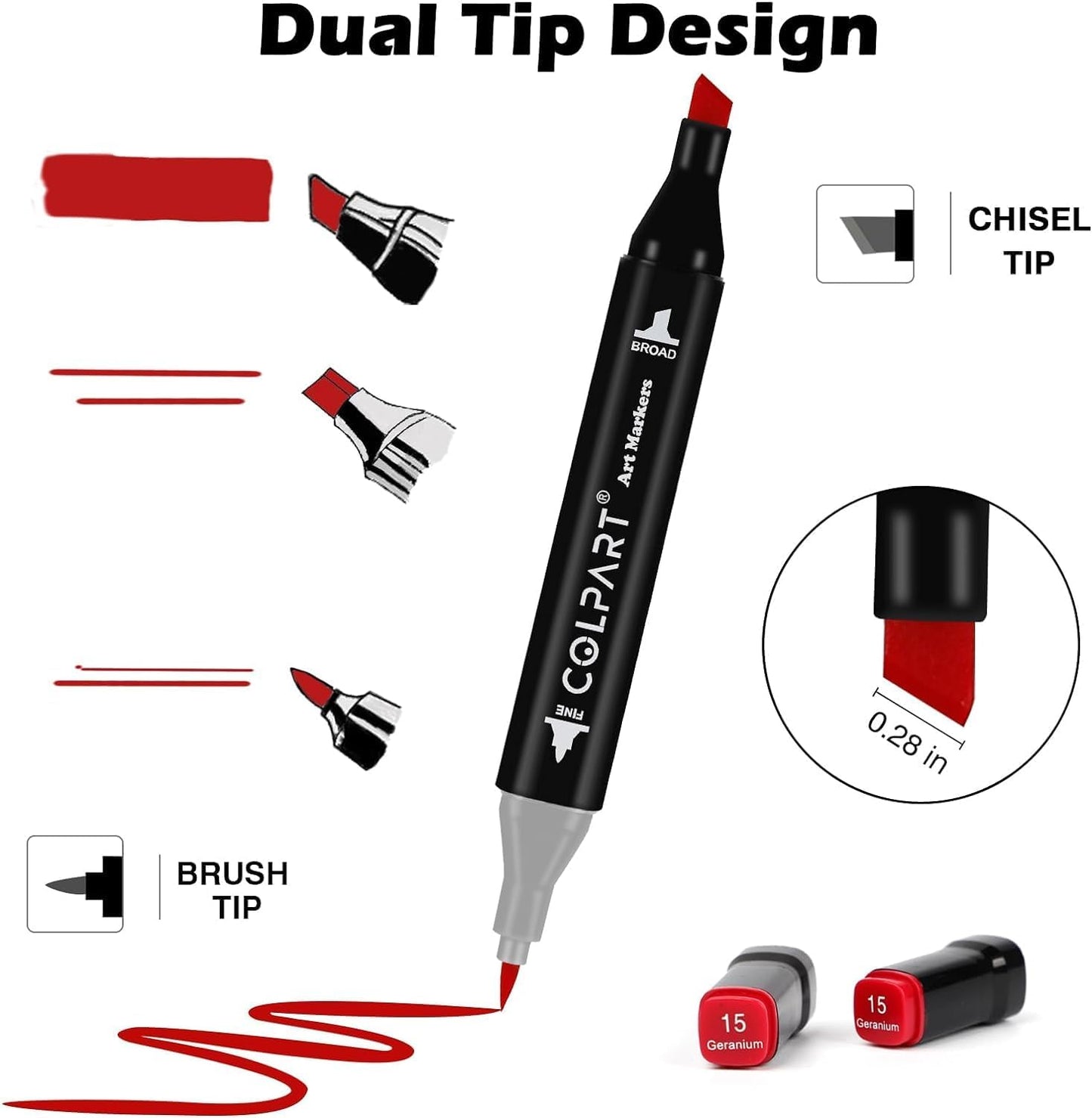 168 Colors Alcohol Markers Brush Tip Dual Tip Art Markers for Kids Marker Pens with Pen Holder and Carry Bag for Adult Coloring Painting Supplies Perfect for Painting, Coloring, Sketching and Drawing