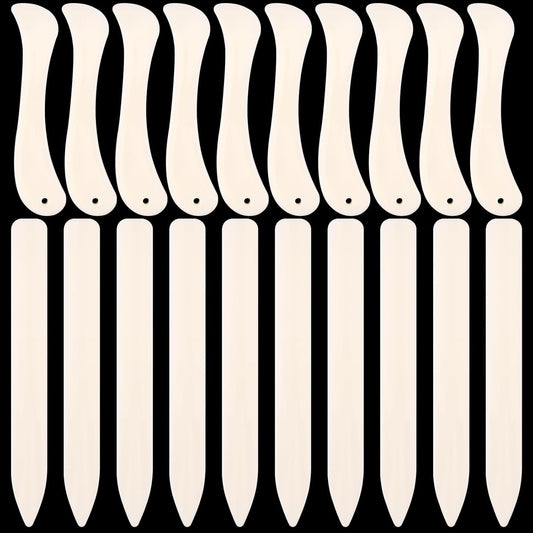 20 PCS Bone Folder Tool, Plastic Bone Folder Crafts Scoring Folding Creasing Paper Crafting Scrapbooking Tool for Paper Leathercrafts Bookbinding and DIY Card Making Handmade(2 Styles)