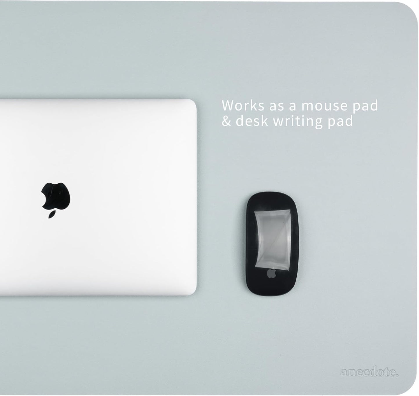 ANECDOTE Vegan Leather Desk Pad - 31.5"x17" Desk Mat for Your Office. This Quality Large Mouse Pad has Chic Elegance, Professional Look & Satisfying Touch - The Perfect Leather Mouse Pad for You!