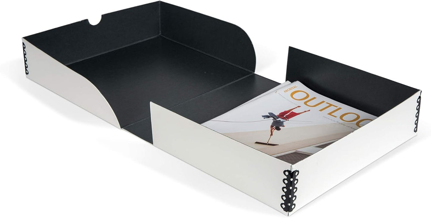 Gaylord Archival White Clamshell Preservation Box - 10 1/4W x 15 1/4L x 3" H