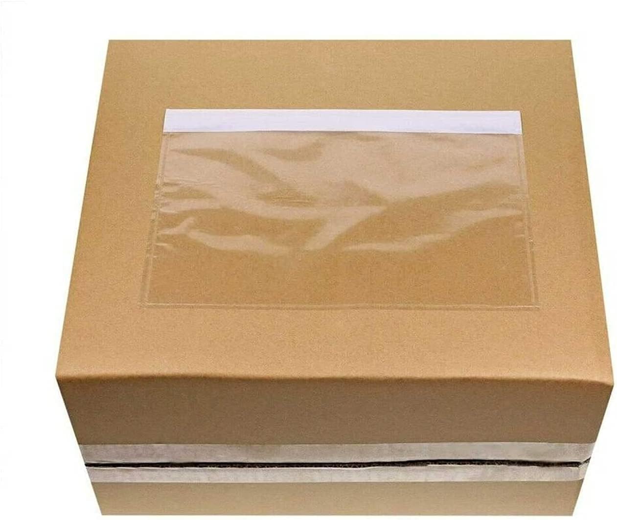(800 Pcs) BEUYI Clear 7.5'' x 5.5'' Packing List Envelopes, Adhesive Shipping Label Pouches/Sleeves