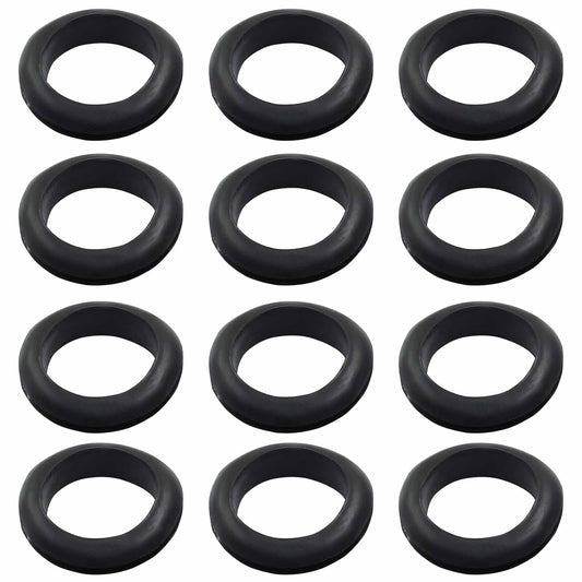 12 Pcs Rubber Grommets, 1-9/16" Inside Diameter 1-3/4" Drill Hole Rubber Wire Grommets O Ring Grommets for Wire, Firewall, Cables, Plugs, Automotive
