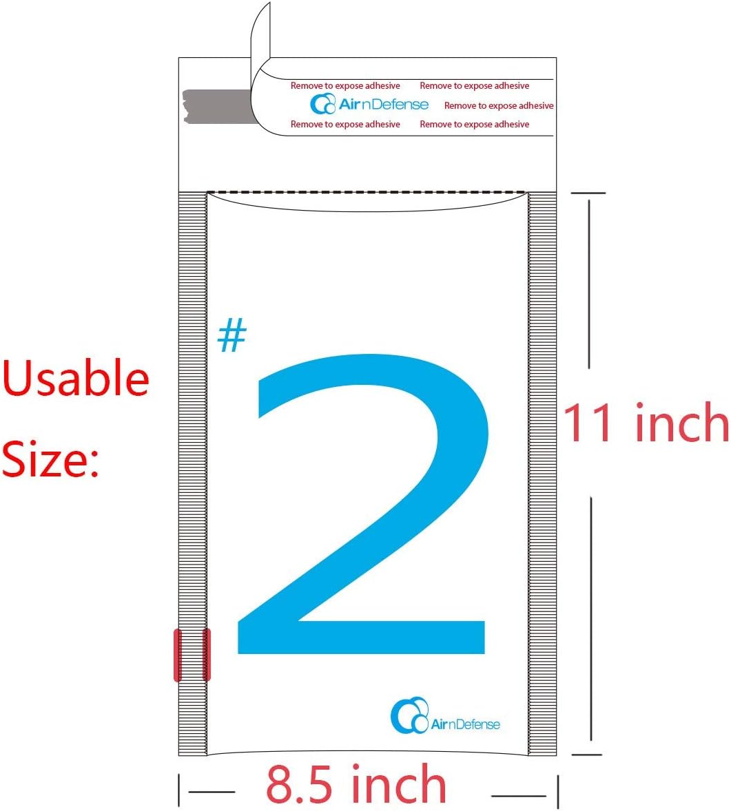 20/100/200/400/1000/2000/3000 pcs #2 8.5x12 Kraft Bubble Padded Envelopes Mailers Shipping Bags AirnDefense (400)