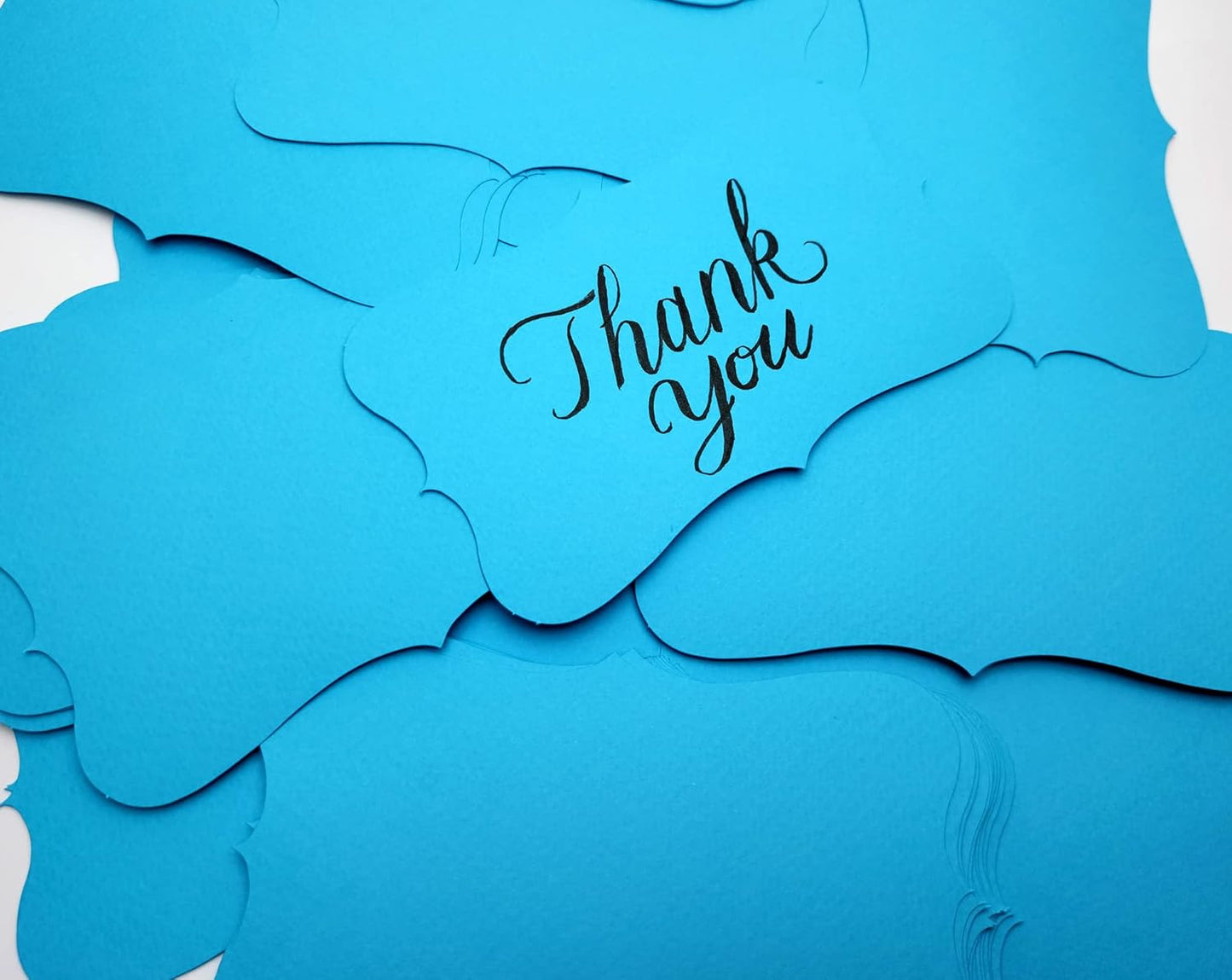 PPAPPAPPIYO 3x5 index card/Set of 72 Blank index cards 180gsm (BLUE)