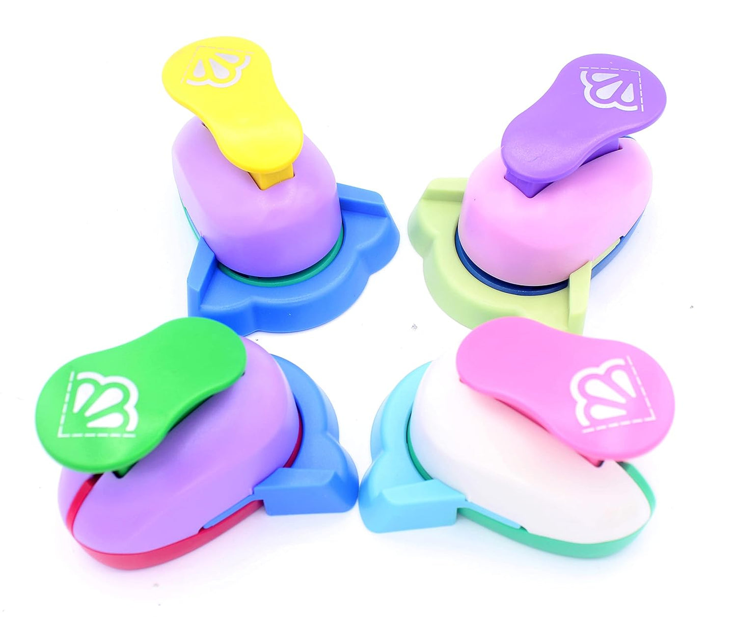 Hollow Corner Embossing Punch - Handmade Scrapbooking Craft Lever Puncher (Bouquet Pattern)