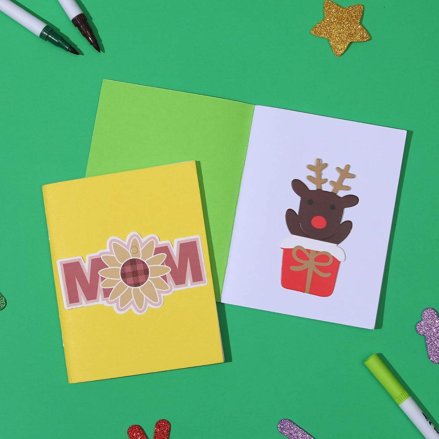 12 Pack Blank Books for Kids to Write Stories, Mini Notebooks Bulk Small Unlined Journals for Arts & Crafts, Drawing, Sketching, 24 Sheets/48 Pages (Colorful Covers, 4.3 x 5.6 In)