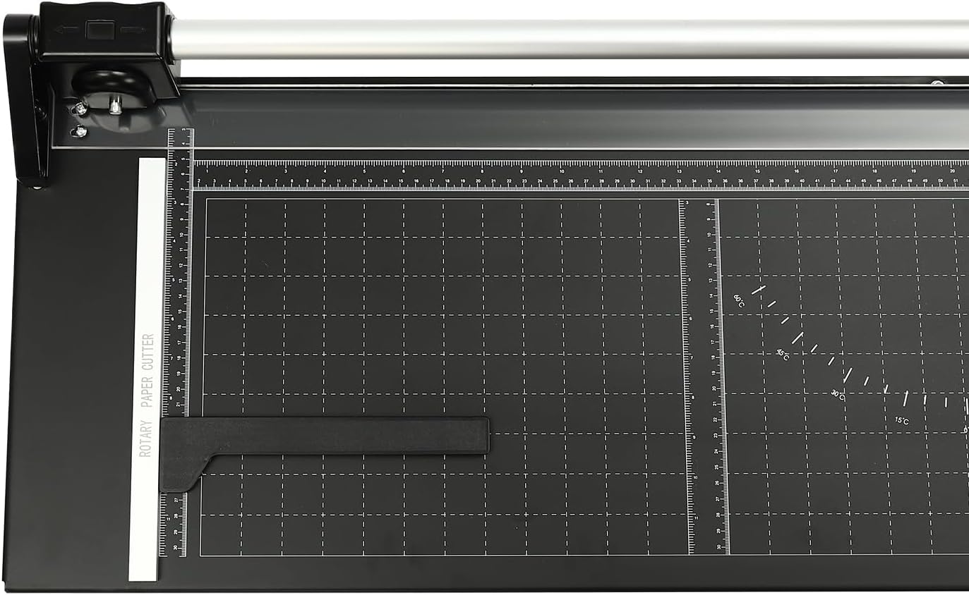 24/36 Inch Manual Rotary Paper Trimmer Precision Photo Paper Cutter for Craft Paper, Photo, Coupon, Label and Cardstock (36in)