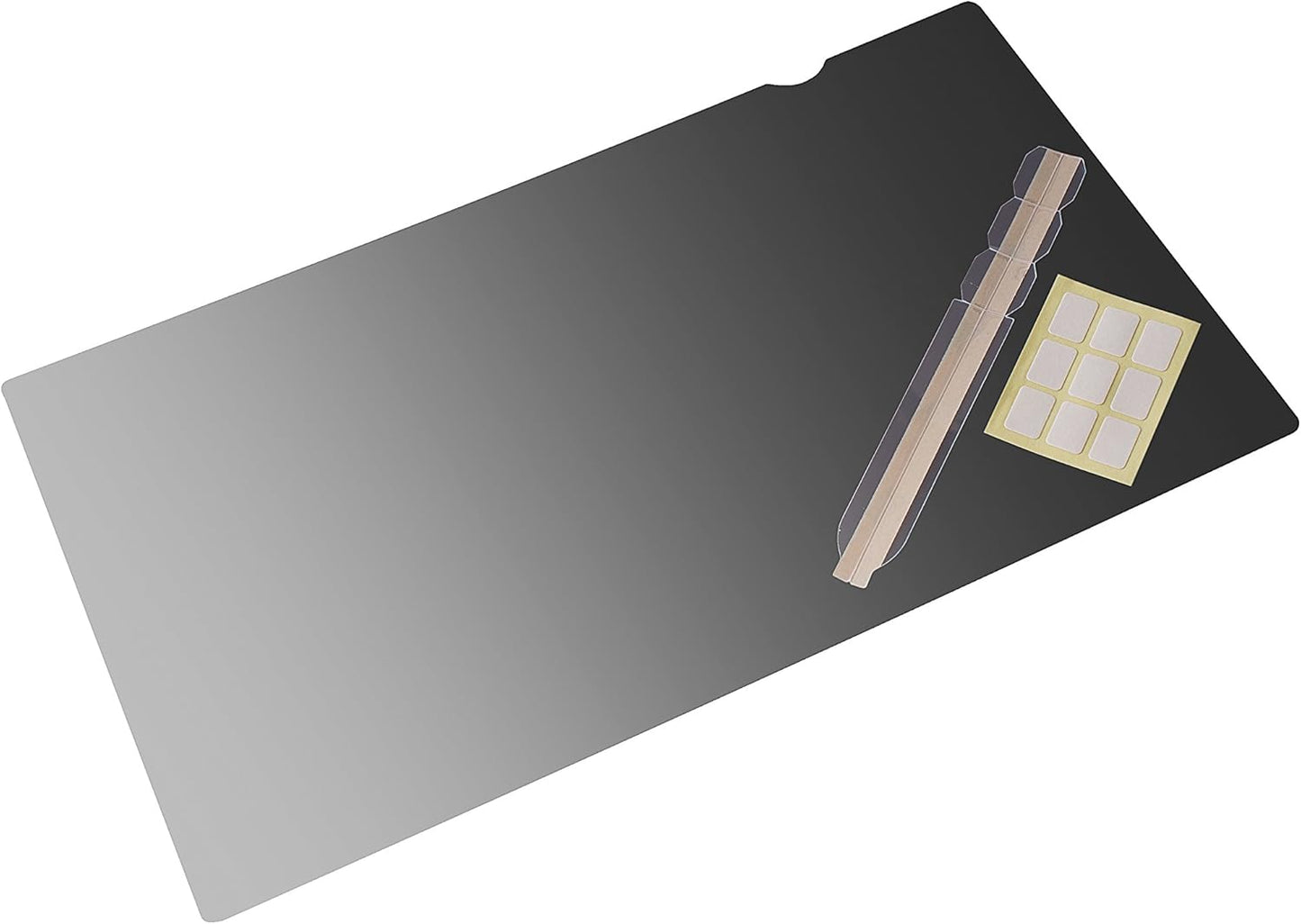 23.6 inch Computer Privacy Screen (16:9) - Black Security Shield - Desktop Monitor Protector - UV & Blue Light Filter by Akamai (23.6 inch Diagonally Measured, Black)