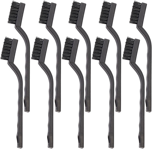 10PCS Anti Static ESD Cleaning Brush Kit, Keyboard PCB Motherboards Circuit Boards Electronic Devices Tool Set, Black