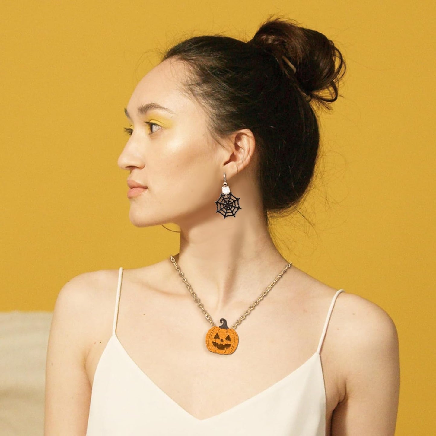 GLOBLELAND Halloween Earring Card Cutting Dies for Card Making Cat Ghost Bat Cut Die for DIY Scrapbooking Journal Embossing Paper Craft Decor