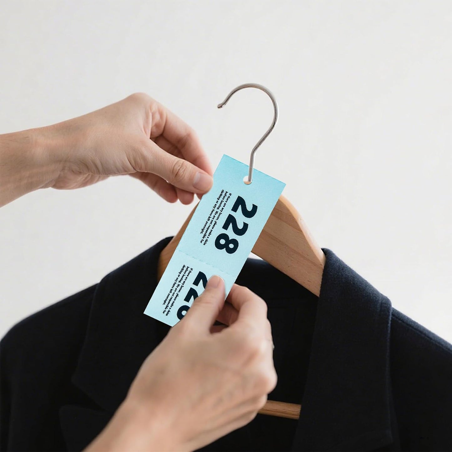 1000 Pcs Coat Check Tickets 2 Part Book Bulk (2 Pack of 1-500) 5.8x4.2 Inch A6 Paper Coat Room Tags Raffle Tickets Coat Check Tags with Hole for Cloakroom Storage or Event Raffle Draws (Blue) (2)