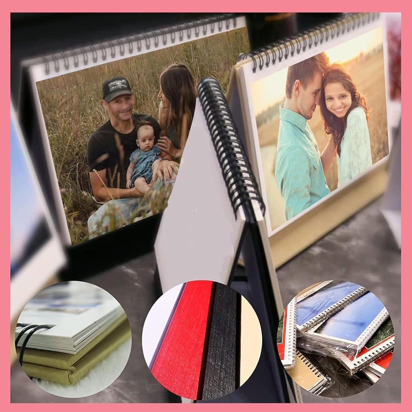 Custom Calendar 2026 for Home & Office - Print Your 13 Memories,Make Your Own Personalized Calendar Customized Christmas Gift &use your photo (Desk Calendar, 3 Packs)