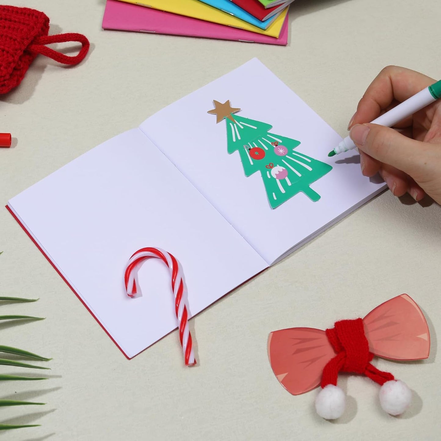 12 Pack Blank Books for Kids to Write Stories, Mini Notebooks Bulk Small Unlined Journals for Arts & Crafts, Drawing, Sketching, 24 Sheets/48 Pages (Colorful Covers, 4.3 x 5.6 In)