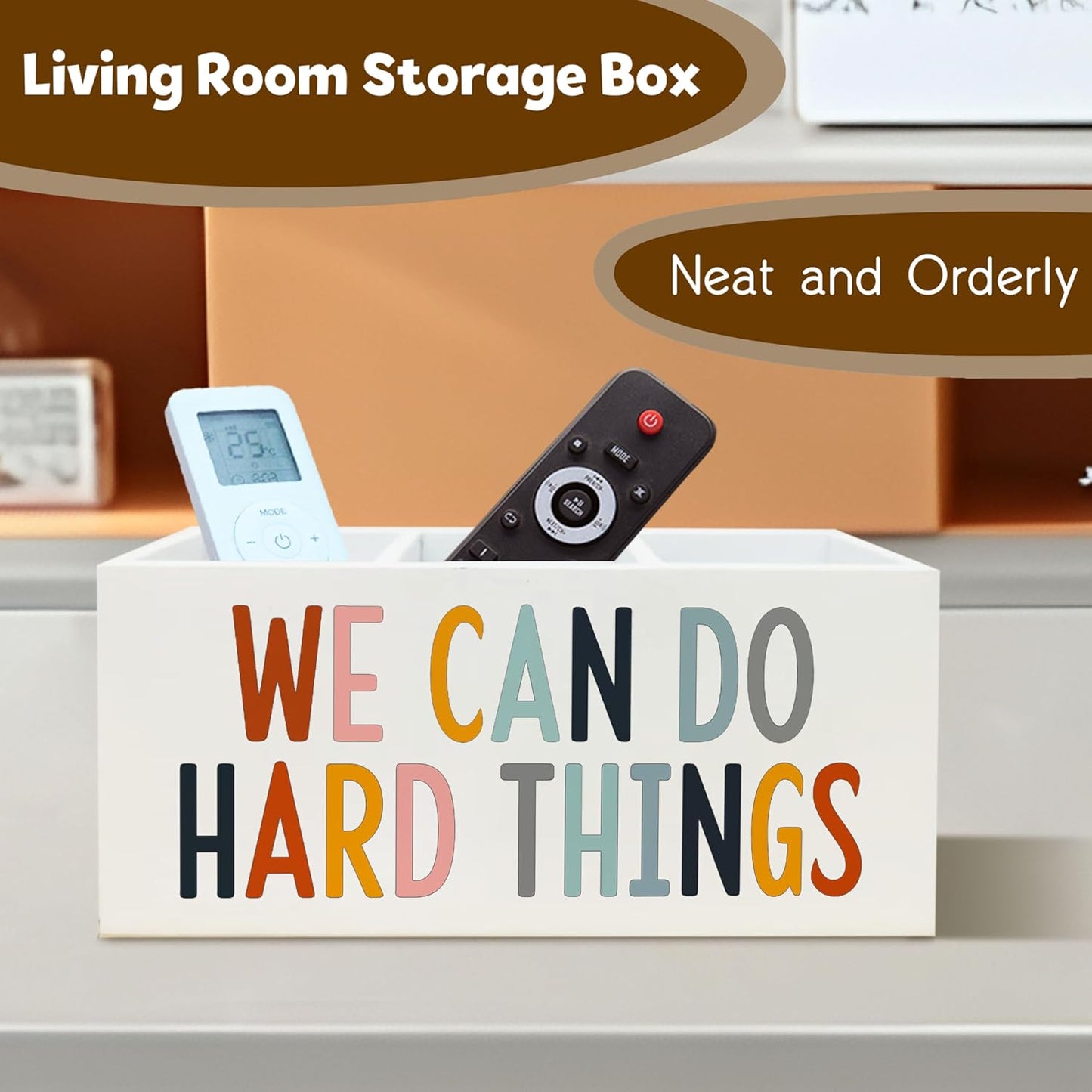 We Can Do Hard Things Pen Holder Pencil Organizer for Classroom School Psychologist Office Desk Pen Holders, Inspirational Pen Holder for Speech Therapy Desk Decor