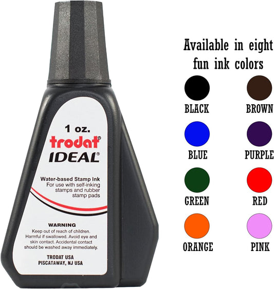 1oz Ink Refill for Sniggle Sloth Self-Inking Stamps - Blue