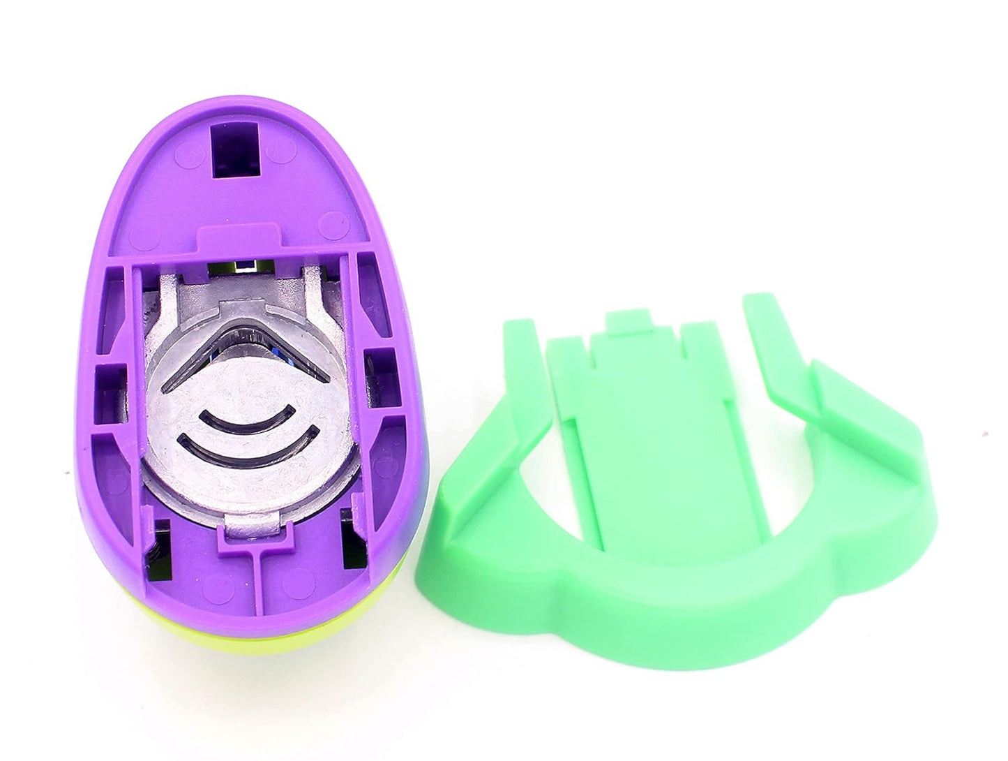 Hollow Right-Angle Embossing Punch - Handmade Scrapbooking Craft Lever Corner Punch (Double Rainbow)