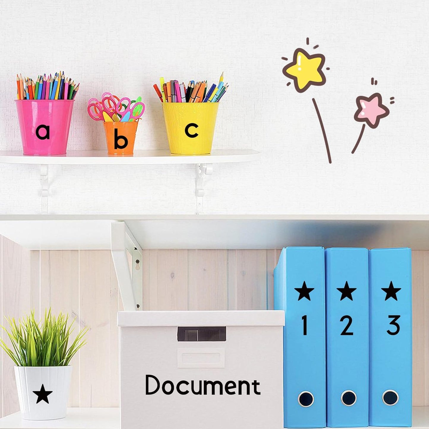 1500Pcs Letter Stickers 20Sheets Alphabet Stickers Vinyl Mailbox Numbers Self Adhesive Waterproof Small Sticker Letters for Water Bottles Sign Scrapbook Classroom Business Address Decor(Black,1 Inch)