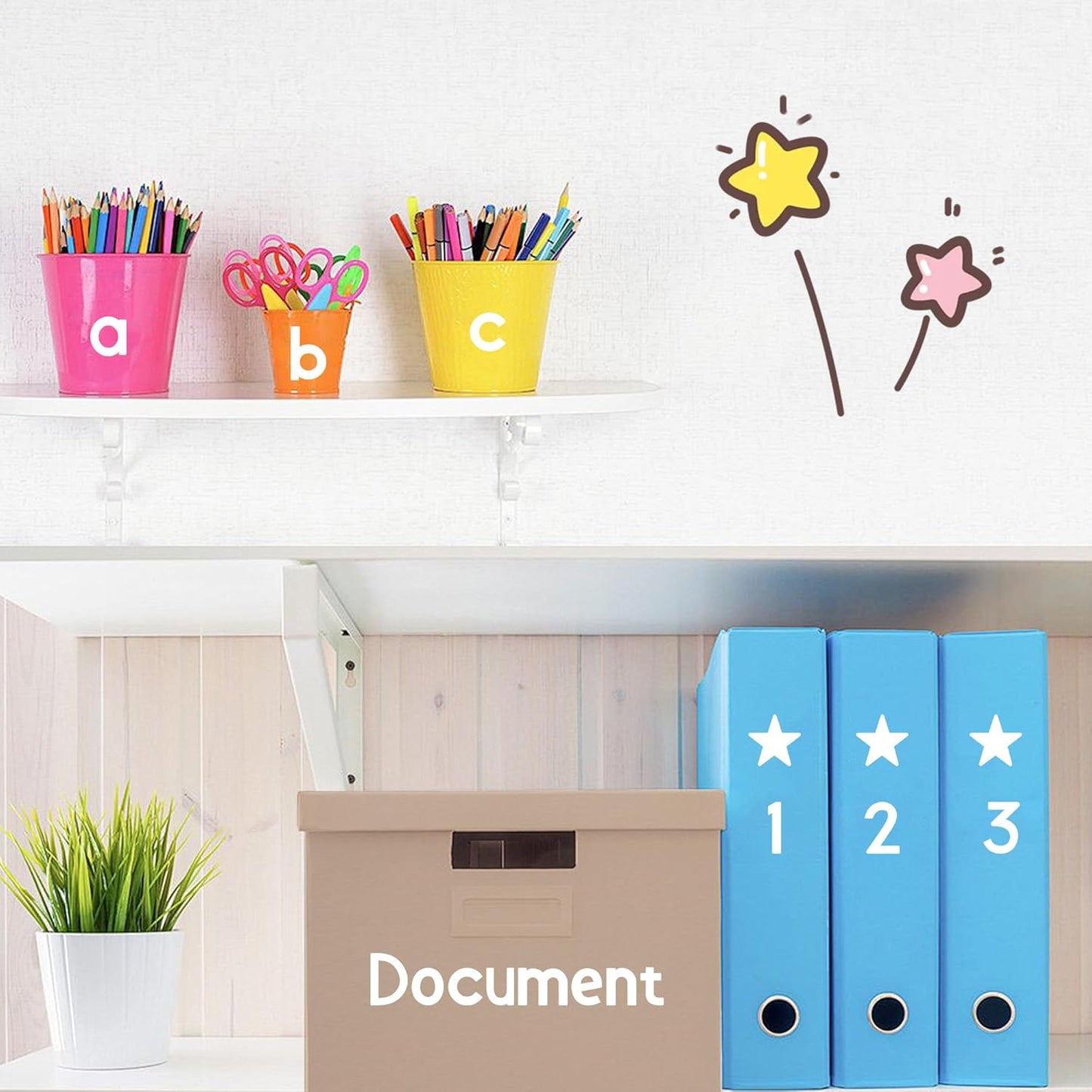 1500Pcs Letter Stickers 20Sheets Alphabet Stickers Vinyl Mailbox Numbers Self Adhesive Waterproof Small Sticker Letters for Water Bottles Sign Scrapbook Classroom Business Address Decor (White,1 Inch)