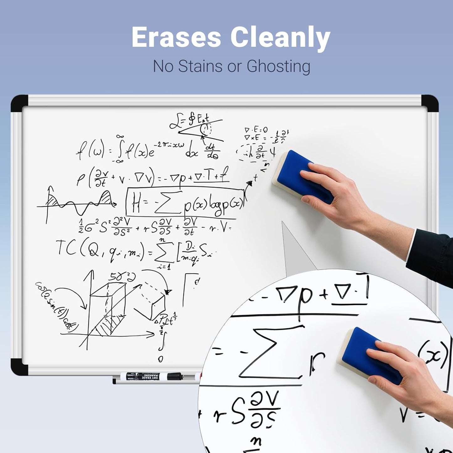 Tbay Dry-Erase Markers - 36 Counts, Chisel Tip Whiteboard Markers for Office/School Supplies, Low Odor, 6 Assorted Colors