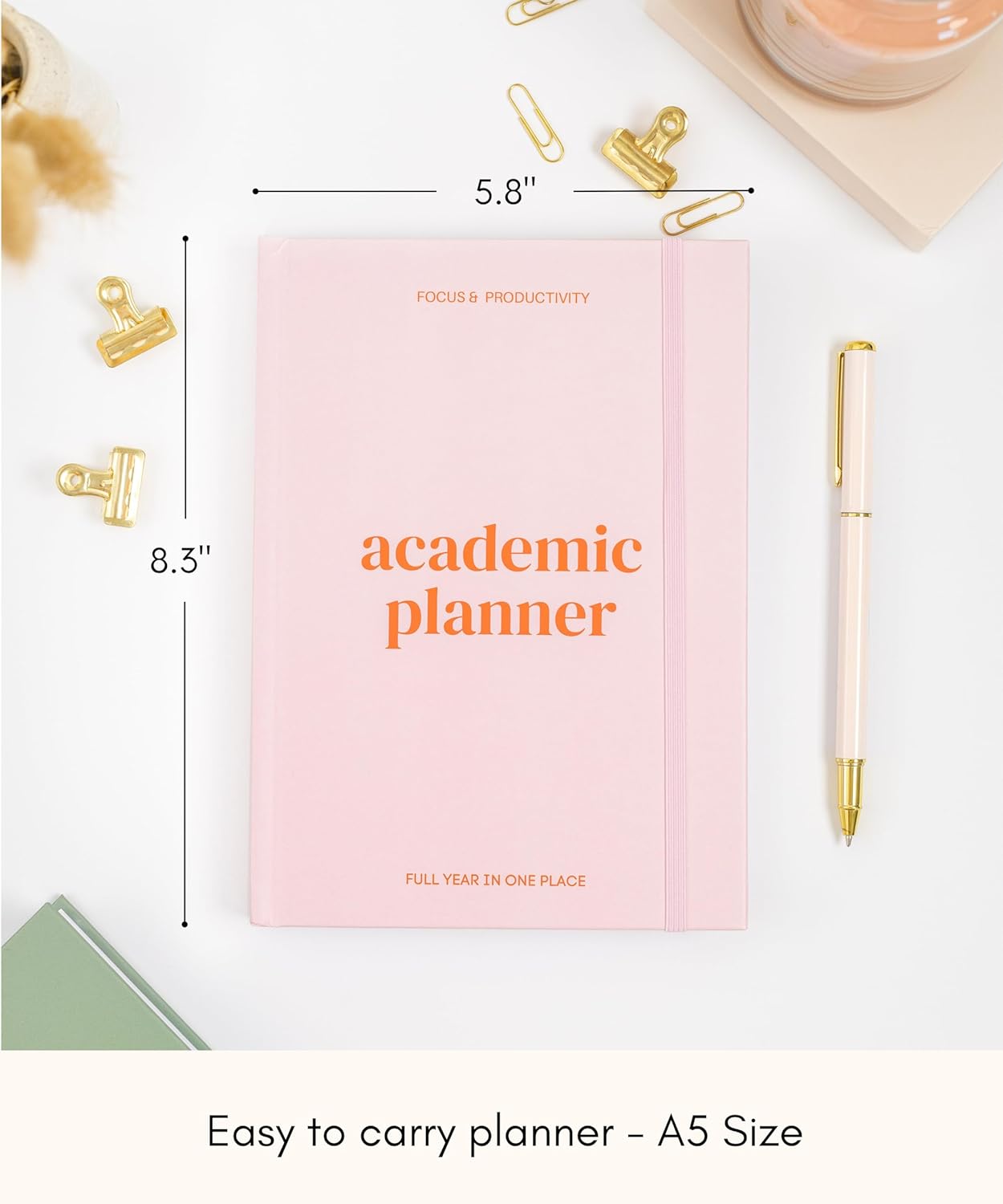 Lamare Academic Planner 2025-2026 – Undated Weekly College Student Planner 2025-2026 For Homeschool, High School, College & Nursing Students