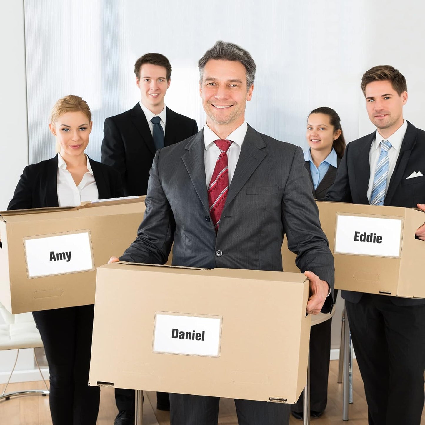 100 Self-adhesive Index Card Pockets Label Pockets sleeves with Top Open for Business Cards, Clear Plastic Sticky Labels Holders for Storage Bins Library Cards, Organizing Totes Shelves(5.28 x 3.65'')