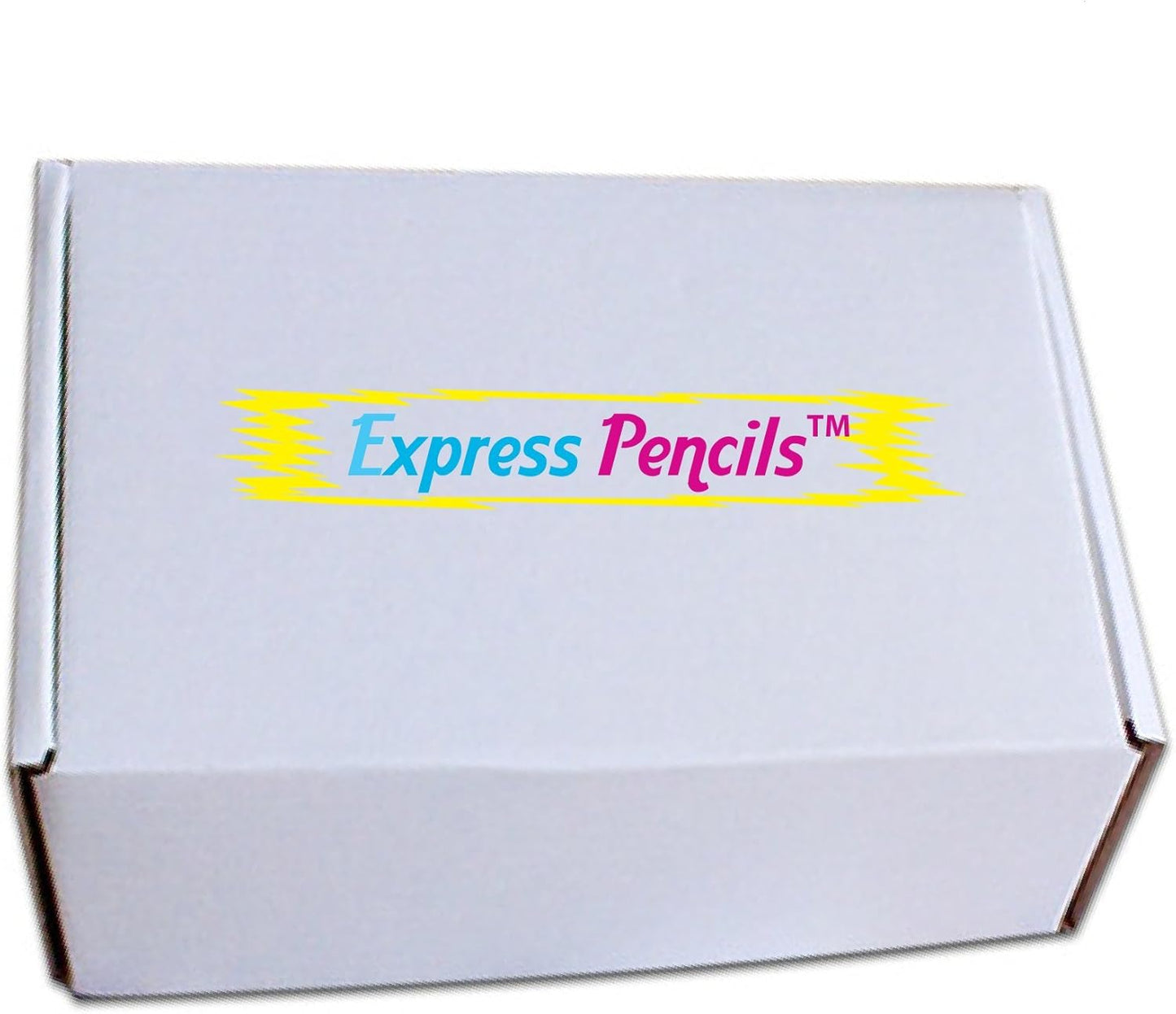 Personalized Pens with Stylus Tip -Bright Vibes- Click action - Custom - Black writing - Printed Name pens - Imprinted with Your Logo or Message - FREE PERSONALIZATION - 12 Pens/Box (Orange)