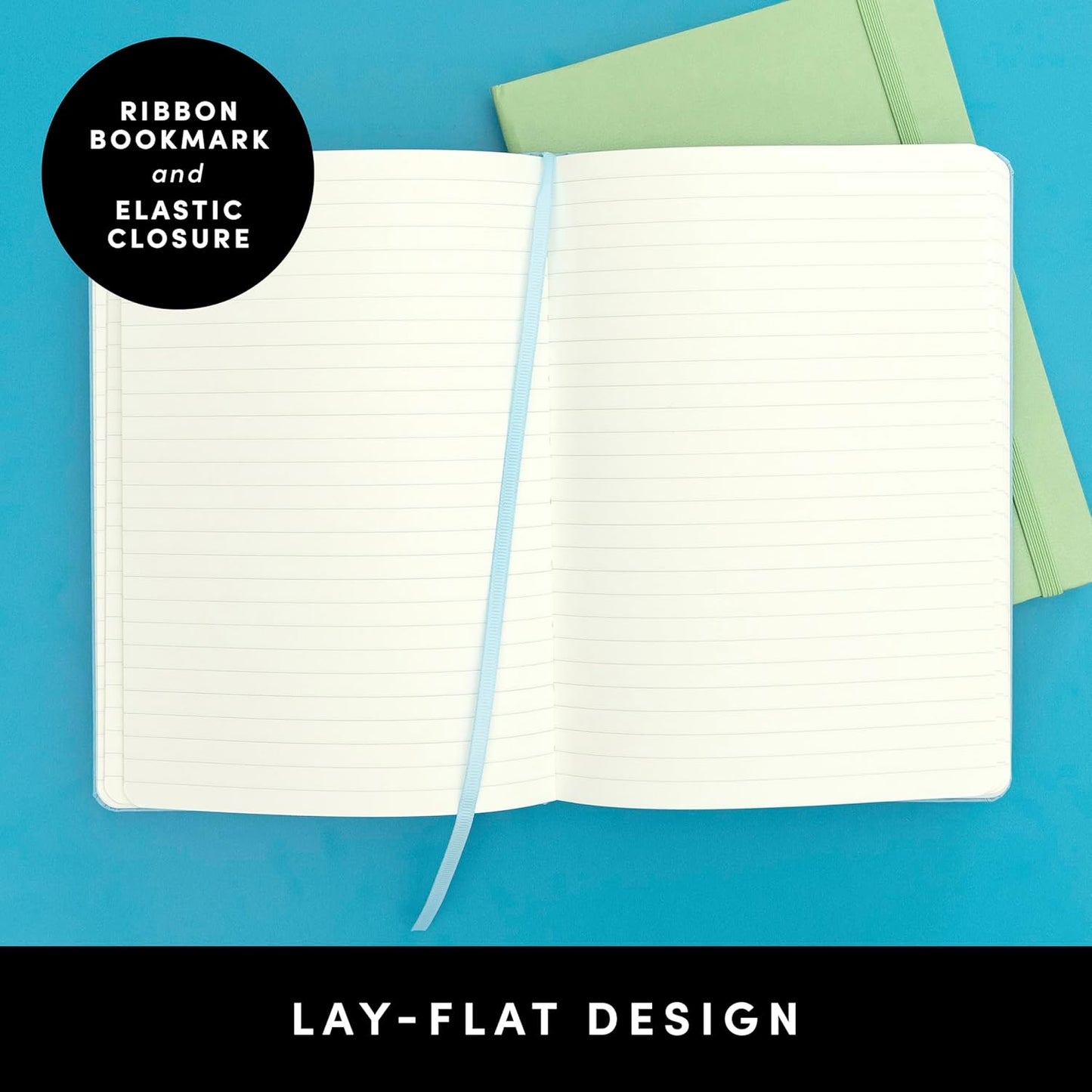 PAPERAGE Lined Journal Notebook, (Lavender), 160 Pages, Medium 5.6 in x 8 in - 100 GSM Thick Paper – Hardcover Journaling Notebook for Work, School & Note Taking