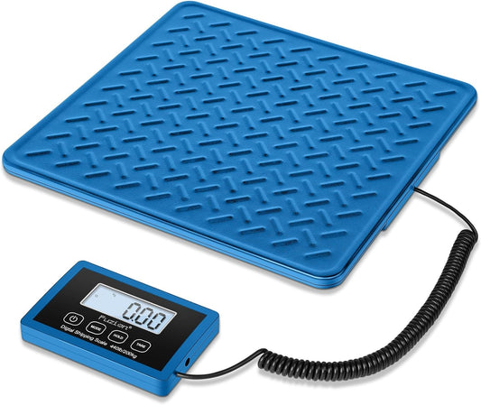 Fuzion Shipping Scale, 440LBs x 10g Postal Scale, Durable Alloy Steel Platform, Heavy Duty Scale for Packages, Postage, Luggage