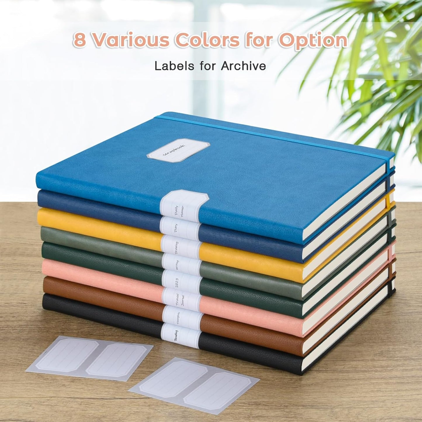 Dotted Journal, Hardcover Notebook 8.5 x 11, Dot Grid Notebook Journal for Women, Men, Large Leather Journals for Writing, Bullet, No Bleed Thick Paper, A4 Notebooks for Work, School, Notes, Pink