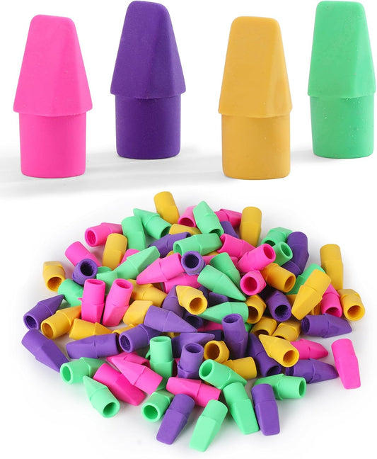 Mr. Pen Erasers for Pencils, 120 Pack, Pencil Top Erasers, Eraser Caps, Cap Tops, Topper Erasers. Ereaser