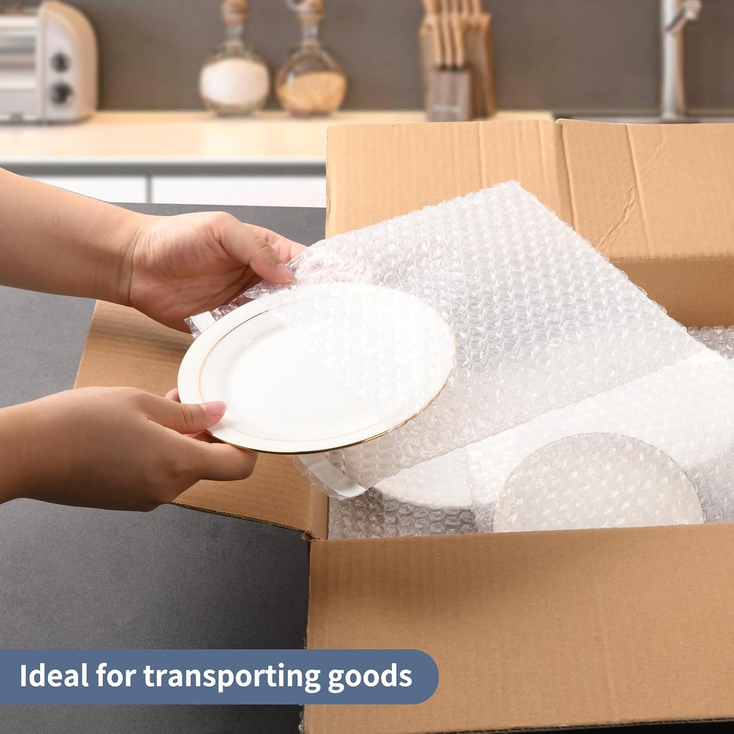 100 Pack Self-Seal Bubble Pouch Bags 7.5x7.5 Inch Small Bubble Out Bag Pouches Clear Double Walled Bubble Cushioning Bags for Packing, Shipping and Storage