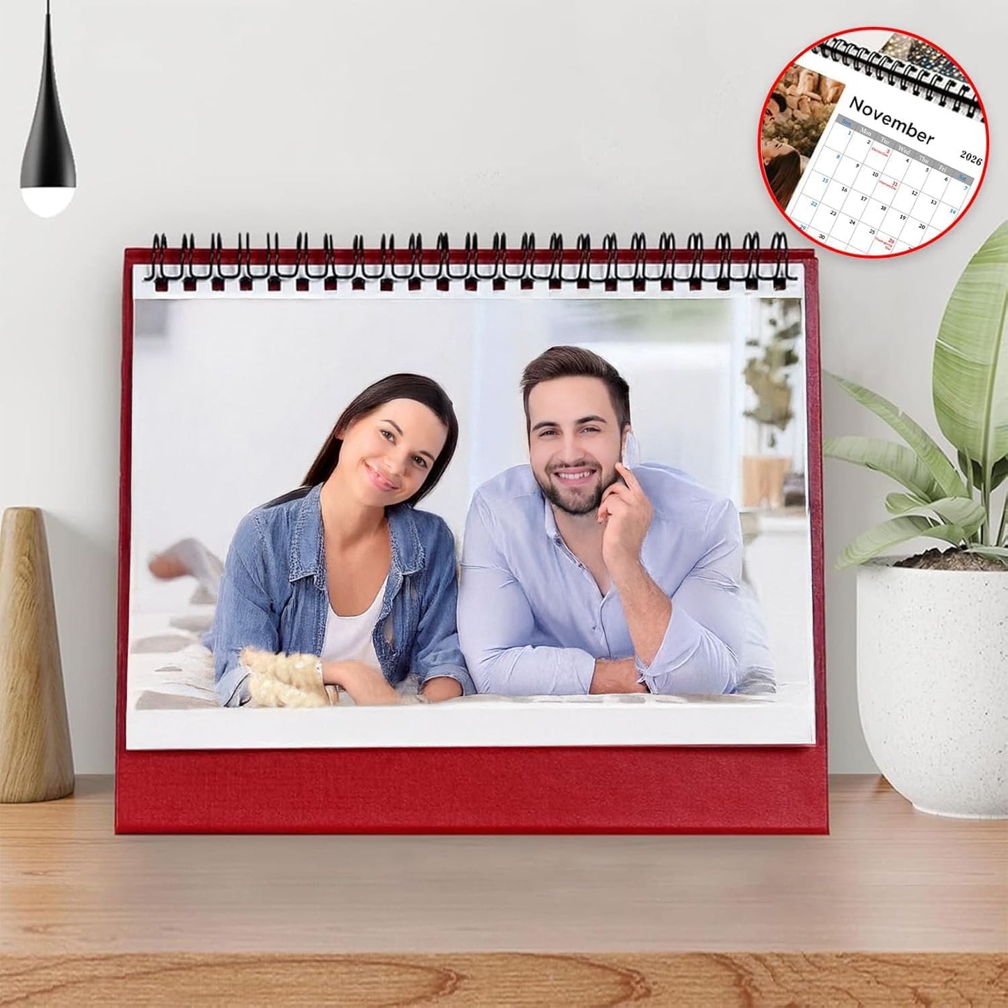 Custom Calendar 2026 for Home & Office - Print Your 13 Memories,Make Your Own Personalized Calendar Customized Christmas Gift &use your photo (Desk Calendar, 10 packs)